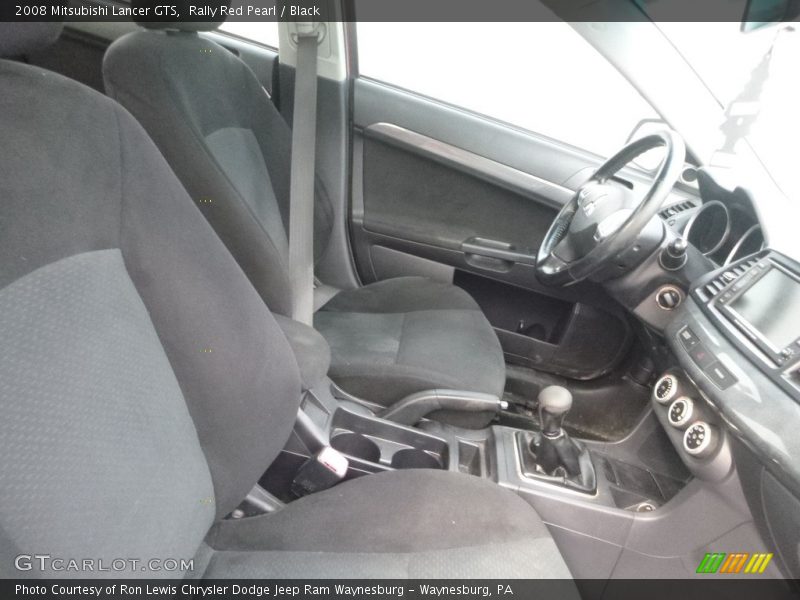 Rally Red Pearl / Black 2008 Mitsubishi Lancer GTS