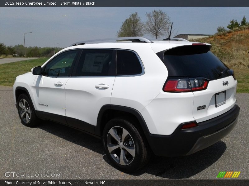 Bright White / Black 2019 Jeep Cherokee Limited