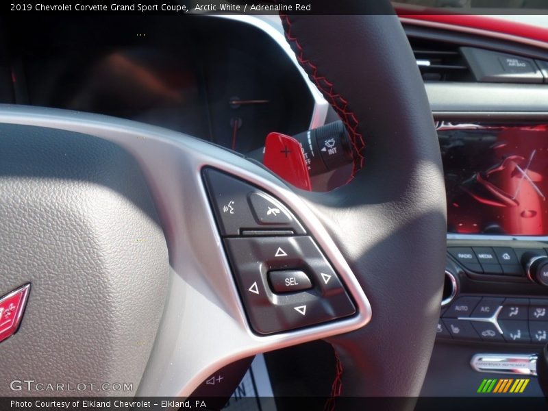Controls of 2019 Corvette Grand Sport Coupe