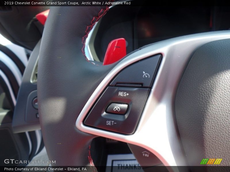 Controls of 2019 Corvette Grand Sport Coupe