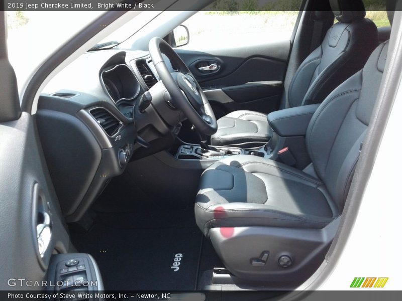 Bright White / Black 2019 Jeep Cherokee Limited