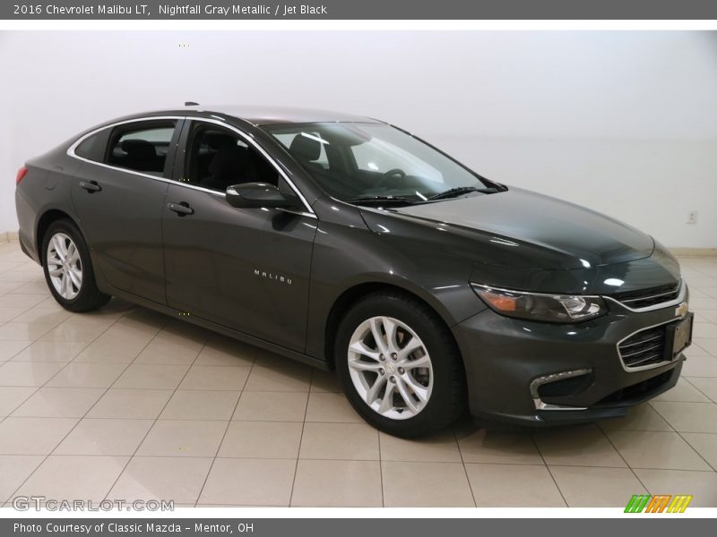 Nightfall Gray Metallic / Jet Black 2016 Chevrolet Malibu LT