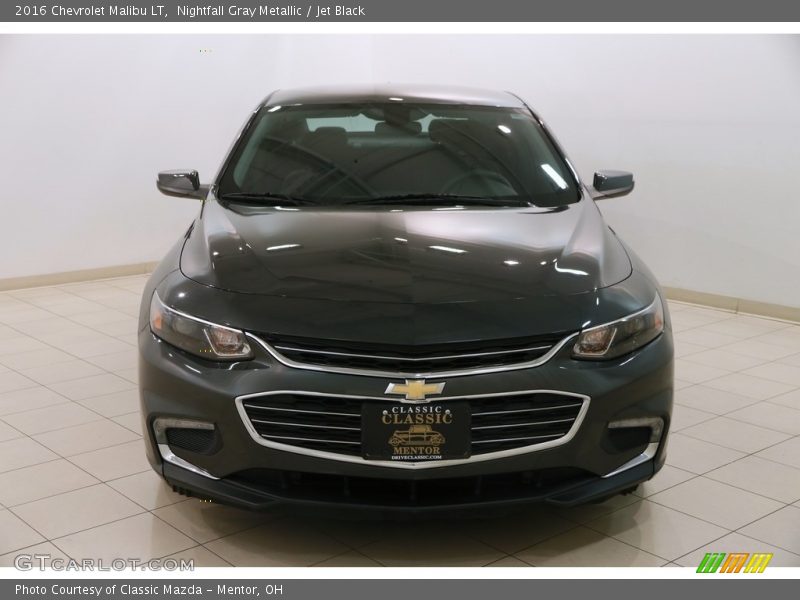 Nightfall Gray Metallic / Jet Black 2016 Chevrolet Malibu LT