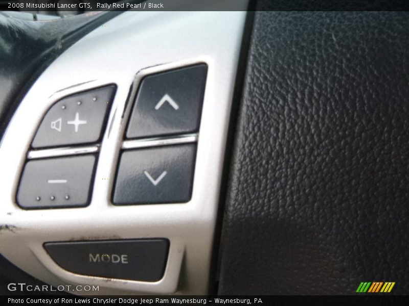 Rally Red Pearl / Black 2008 Mitsubishi Lancer GTS