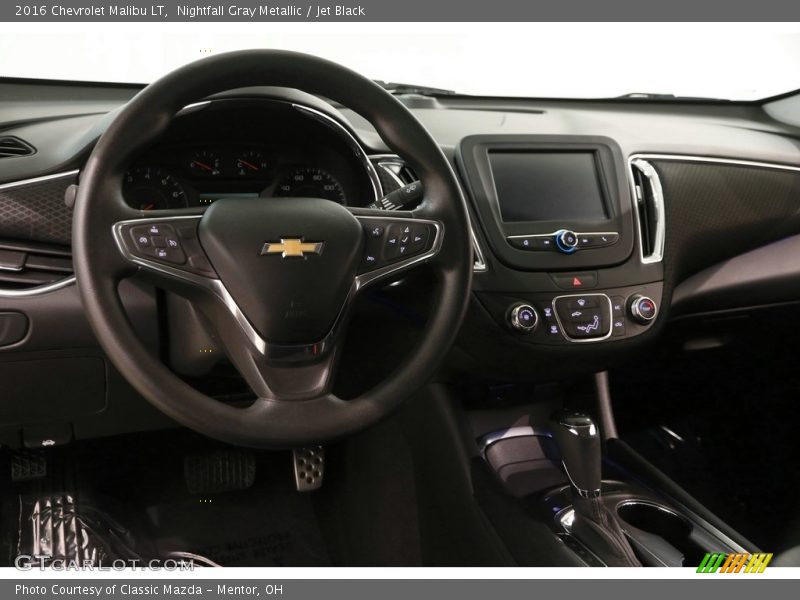 Nightfall Gray Metallic / Jet Black 2016 Chevrolet Malibu LT