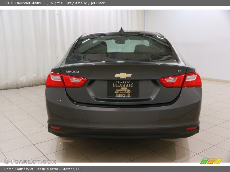 Nightfall Gray Metallic / Jet Black 2016 Chevrolet Malibu LT