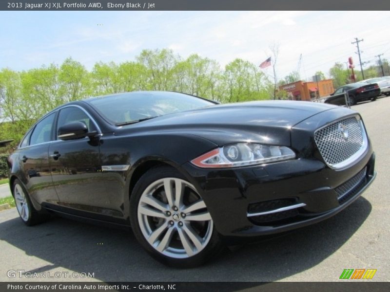 Ebony Black / Jet 2013 Jaguar XJ XJL Portfolio AWD