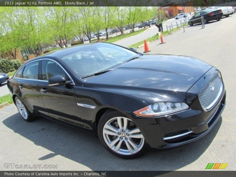 Ebony Black / Jet 2013 Jaguar XJ XJL Portfolio AWD