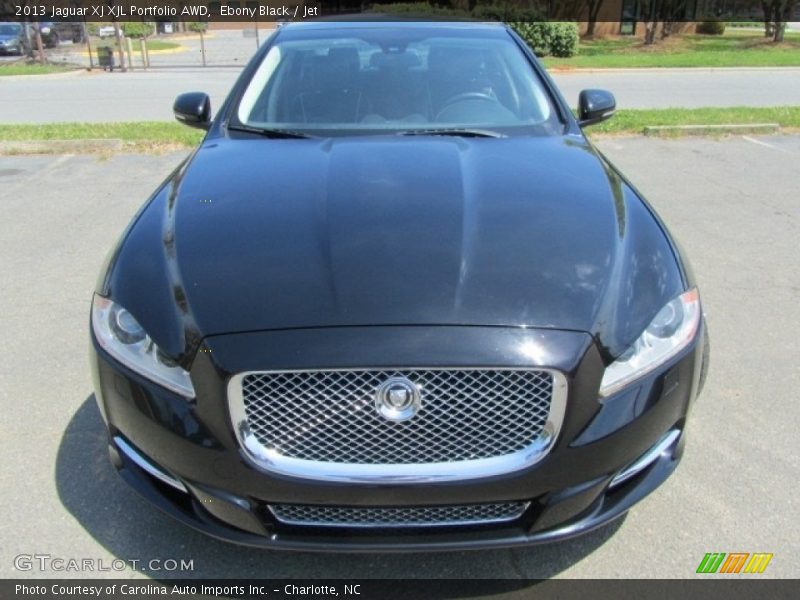 Ebony Black / Jet 2013 Jaguar XJ XJL Portfolio AWD