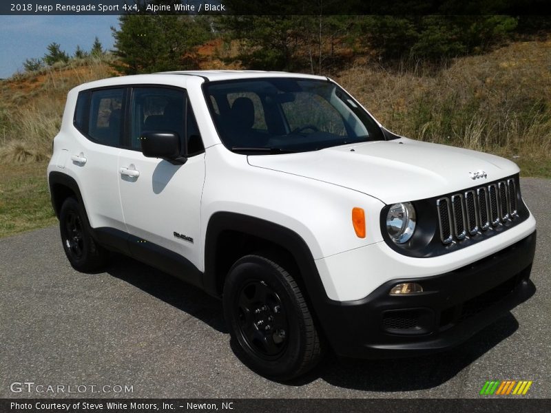 Alpine White / Black 2018 Jeep Renegade Sport 4x4