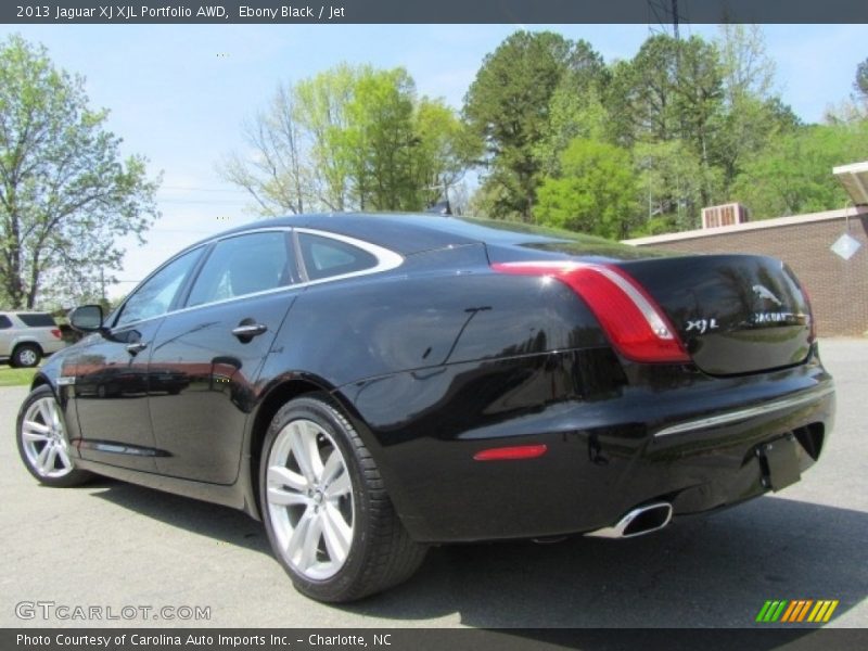 Ebony Black / Jet 2013 Jaguar XJ XJL Portfolio AWD