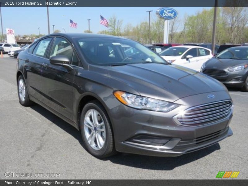 Magnetic / Ebony 2018 Ford Fusion SE
