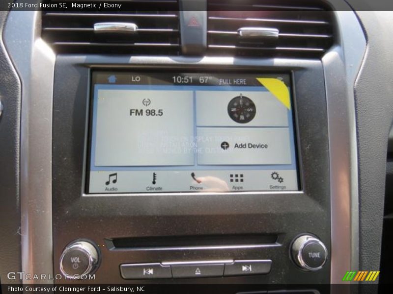Magnetic / Ebony 2018 Ford Fusion SE