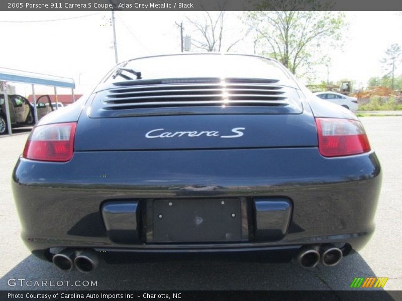 Atlas Grey Metallic / Black 2005 Porsche 911 Carrera S Coupe