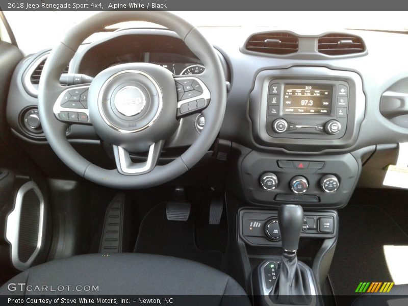 Alpine White / Black 2018 Jeep Renegade Sport 4x4