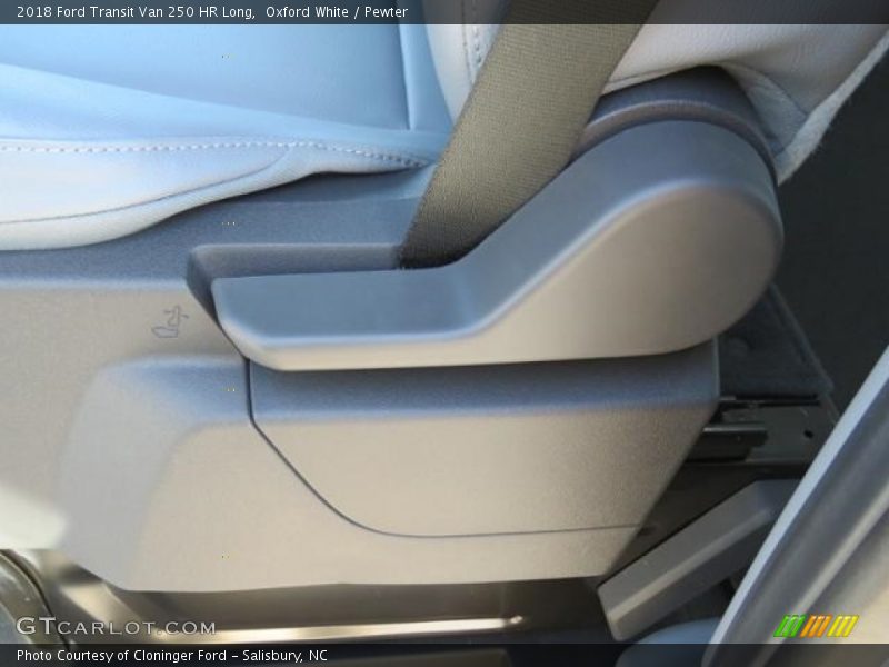 Oxford White / Pewter 2018 Ford Transit Van 250 HR Long