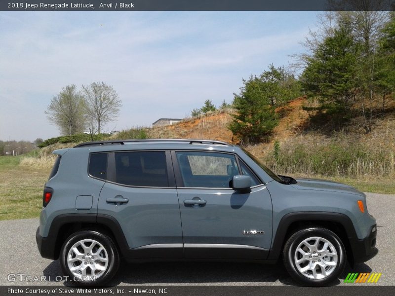 Anvil / Black 2018 Jeep Renegade Latitude