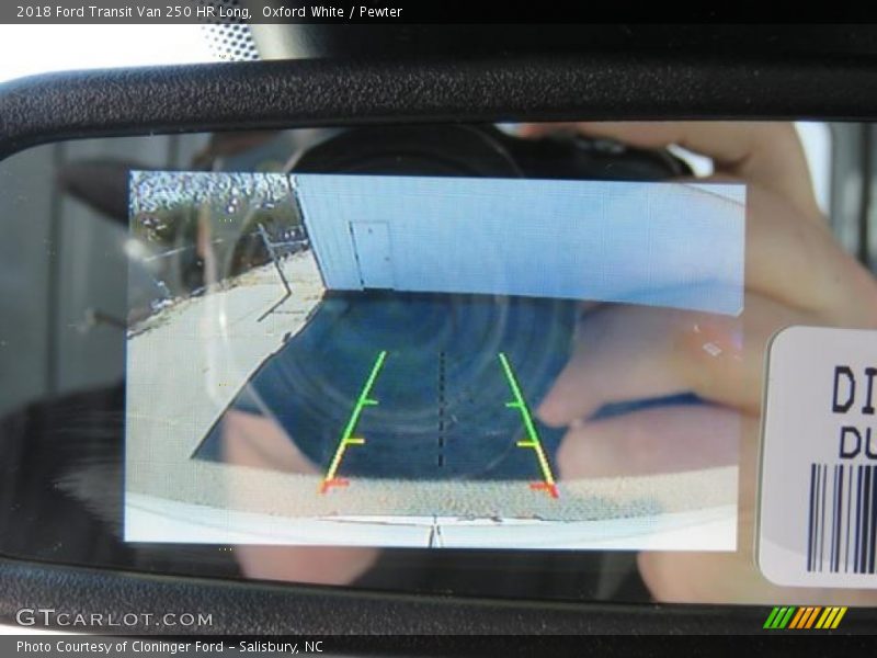 Oxford White / Pewter 2018 Ford Transit Van 250 HR Long