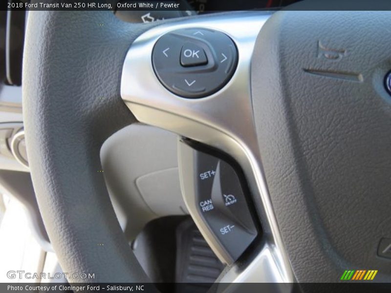 Controls of 2018 Transit Van 250 HR Long