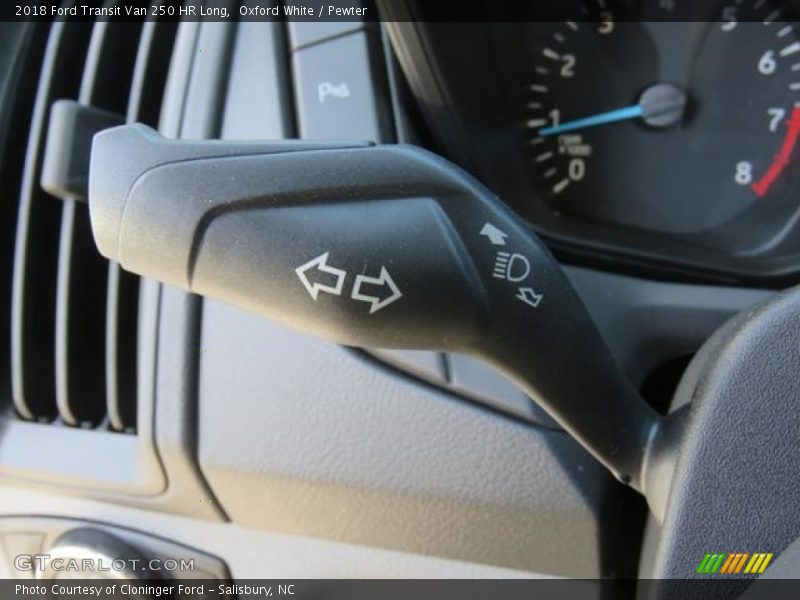 Controls of 2018 Transit Van 250 HR Long
