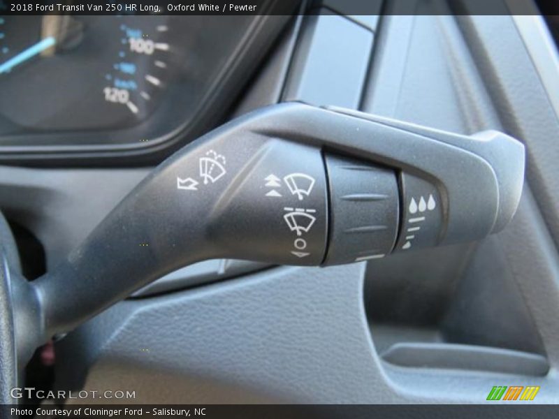 Controls of 2018 Transit Van 250 HR Long