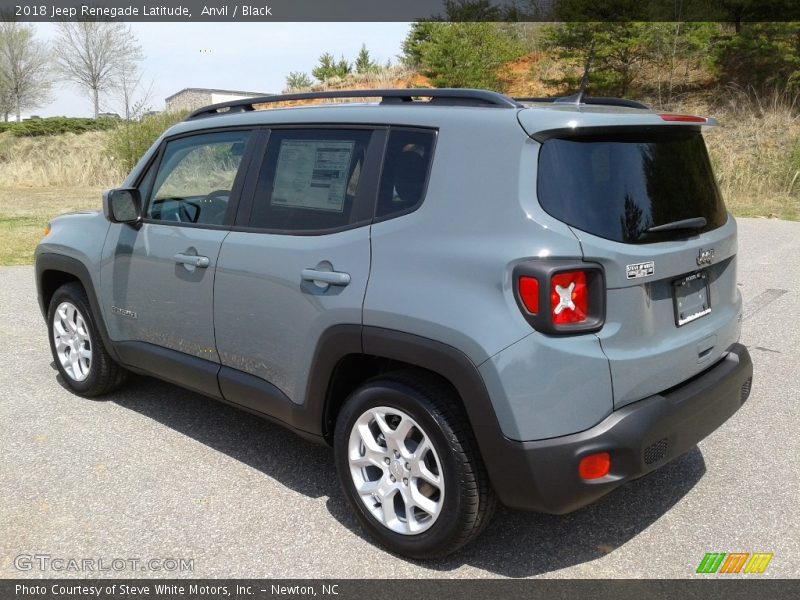 Anvil / Black 2018 Jeep Renegade Latitude