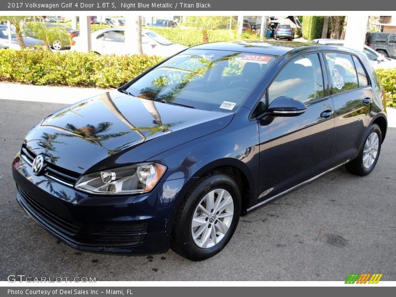 Night Blue Metallic / Titan Black 2017 Volkswagen Golf 4 Door 1.8T S