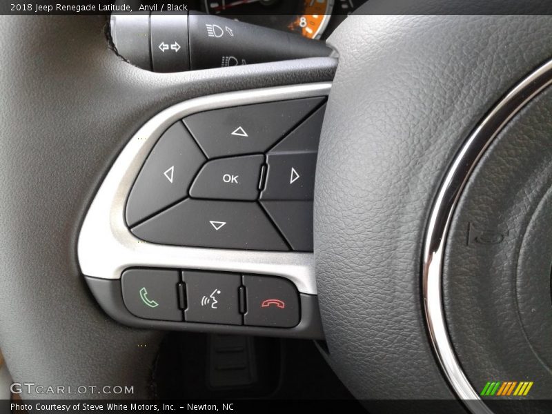 Anvil / Black 2018 Jeep Renegade Latitude