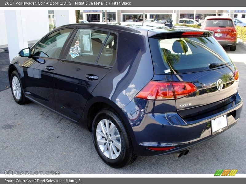 Night Blue Metallic / Titan Black 2017 Volkswagen Golf 4 Door 1.8T S