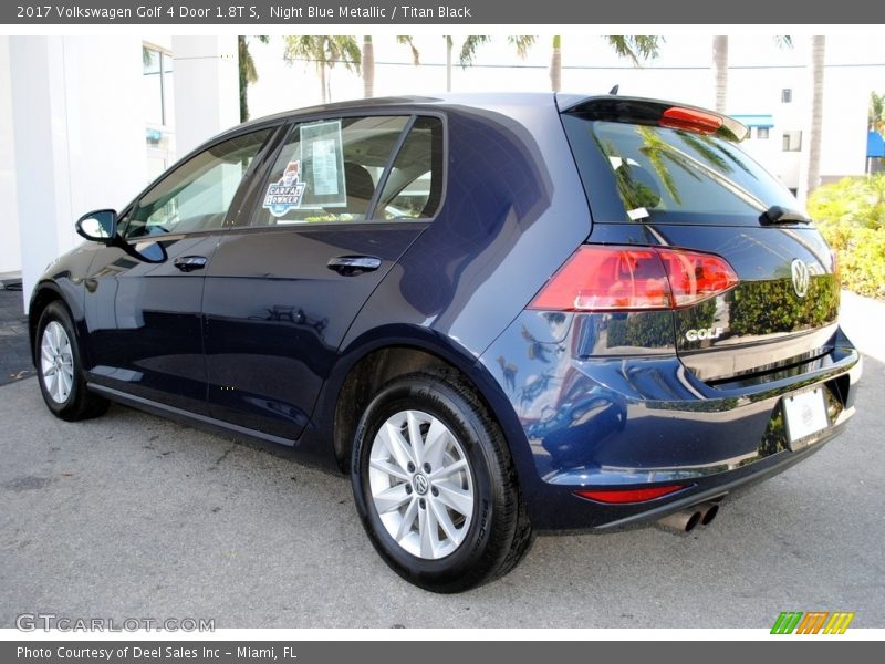 Night Blue Metallic / Titan Black 2017 Volkswagen Golf 4 Door 1.8T S