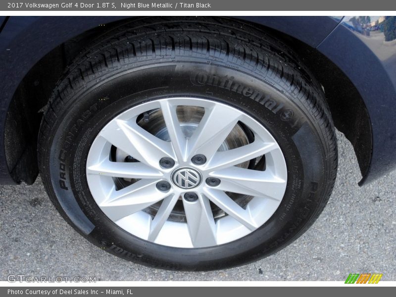 Night Blue Metallic / Titan Black 2017 Volkswagen Golf 4 Door 1.8T S