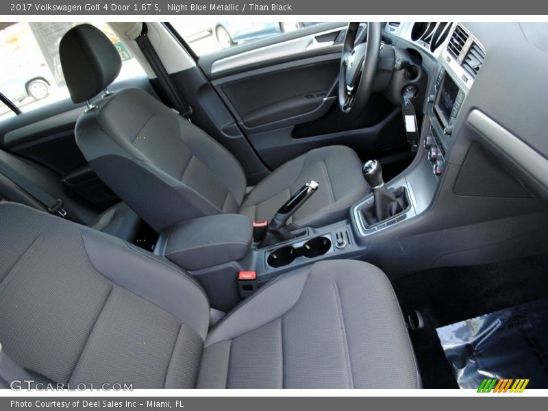 Night Blue Metallic / Titan Black 2017 Volkswagen Golf 4 Door 1.8T S