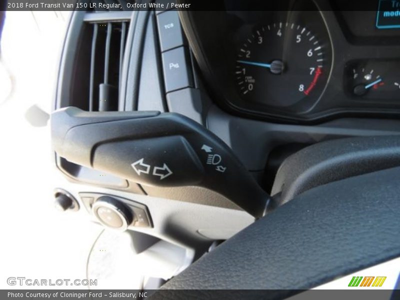 Oxford White / Pewter 2018 Ford Transit Van 150 LR Regular