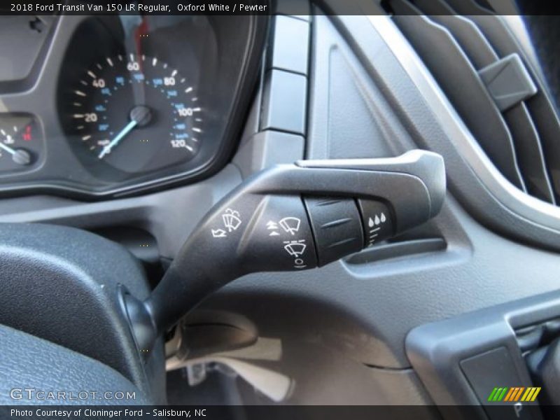 Oxford White / Pewter 2018 Ford Transit Van 150 LR Regular