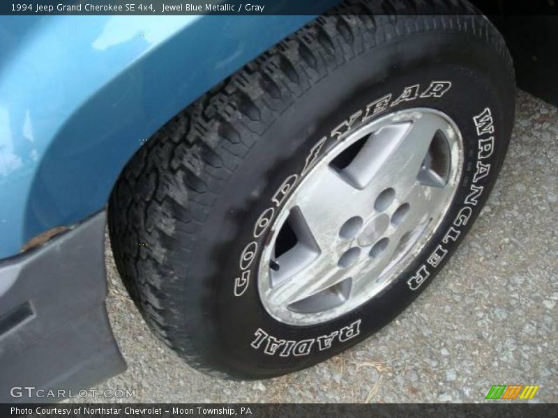 Jewel Blue Metallic / Gray 1994 Jeep Grand Cherokee SE 4x4
