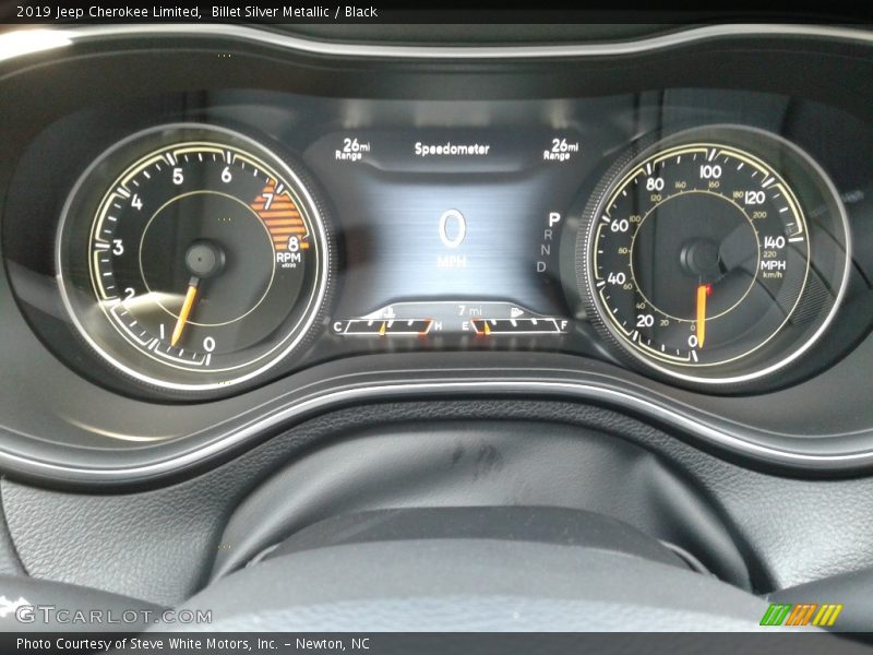  2019 Cherokee Limited Limited Gauges