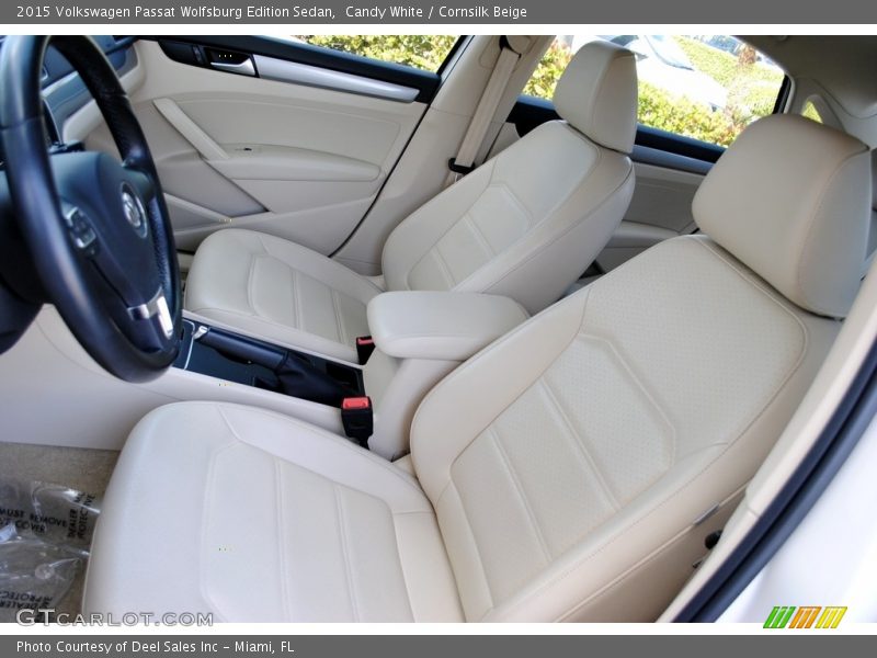 Candy White / Cornsilk Beige 2015 Volkswagen Passat Wolfsburg Edition Sedan