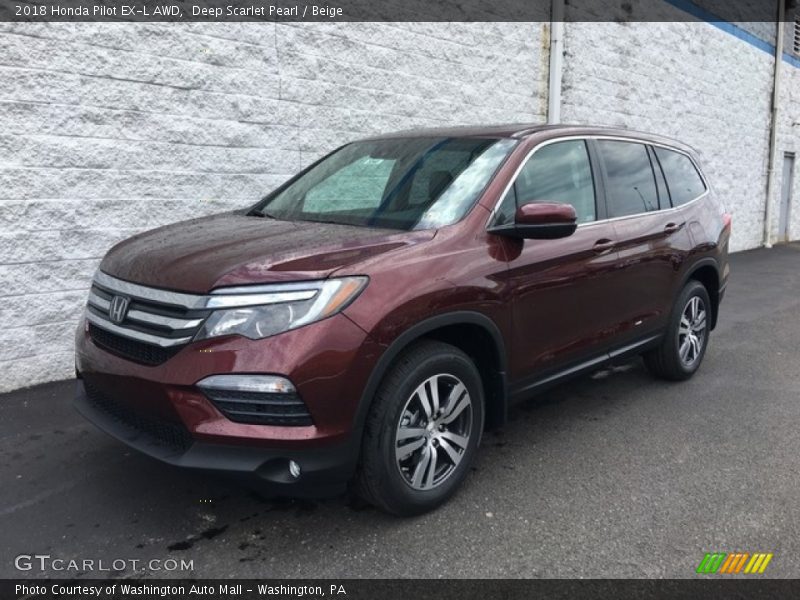 Front 3/4 View of 2018 Pilot EX-L AWD