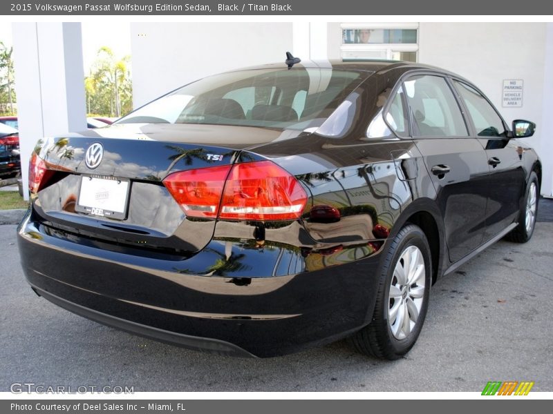 Black / Titan Black 2015 Volkswagen Passat Wolfsburg Edition Sedan