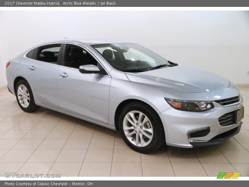 Arctic Blue Metallic / Jet Black 2017 Chevrolet Malibu Hybrid
