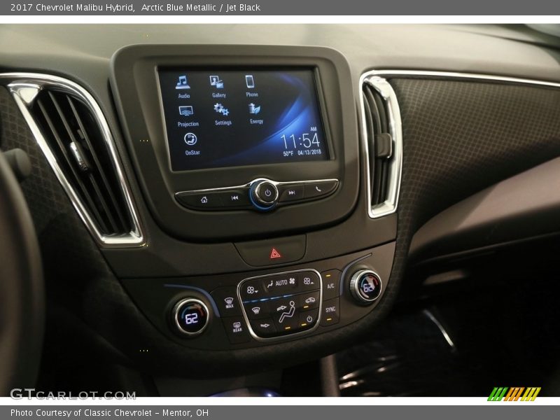Arctic Blue Metallic / Jet Black 2017 Chevrolet Malibu Hybrid