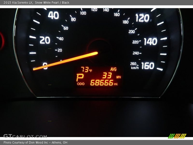 Snow White Pearl / Black 2015 Kia Sorento LX