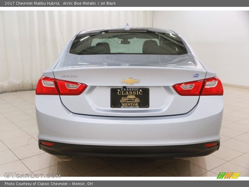 Arctic Blue Metallic / Jet Black 2017 Chevrolet Malibu Hybrid