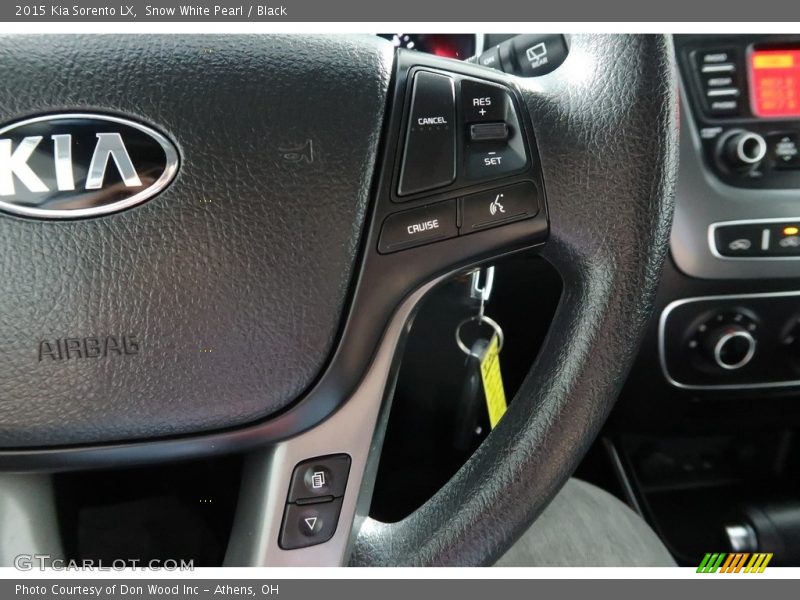 Snow White Pearl / Black 2015 Kia Sorento LX