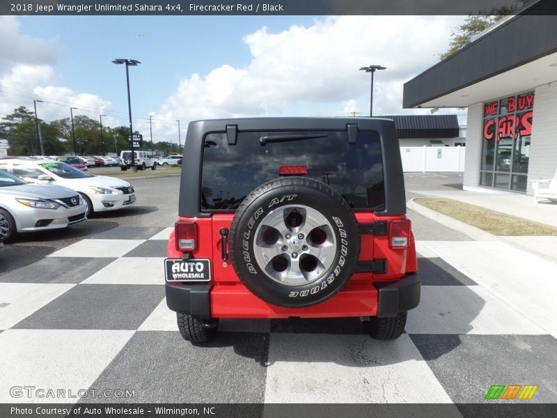 Firecracker Red / Black 2018 Jeep Wrangler Unlimited Sahara 4x4