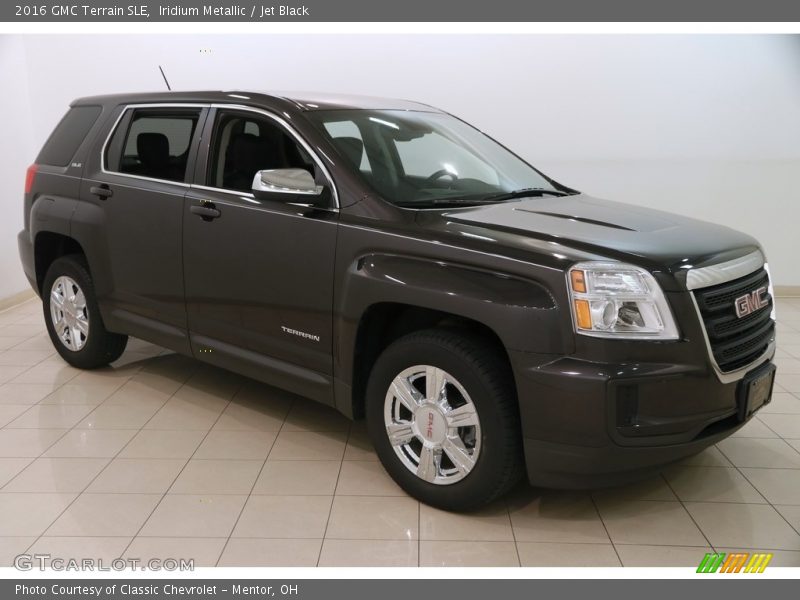 Iridium Metallic / Jet Black 2016 GMC Terrain SLE