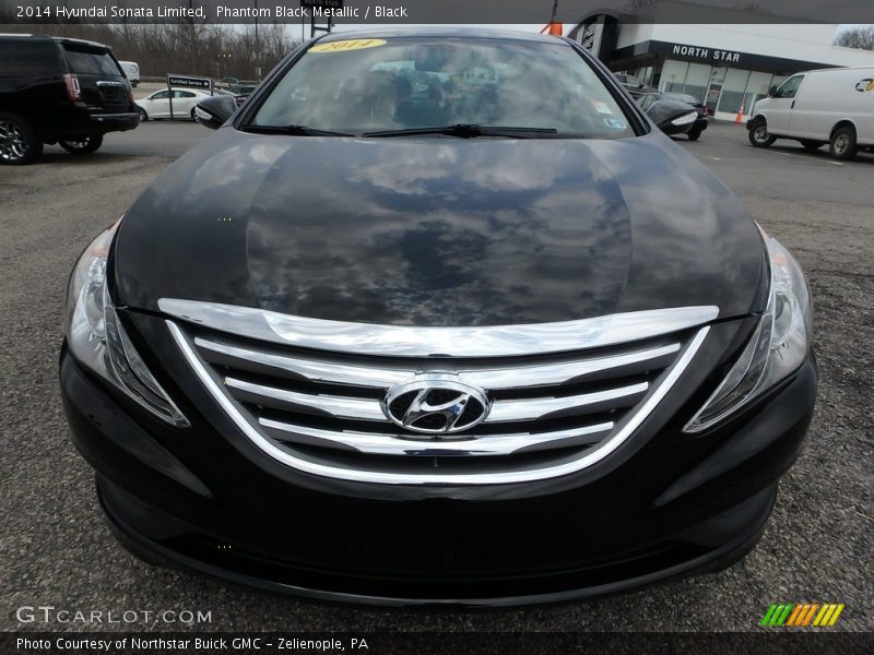 Phantom Black Metallic / Black 2014 Hyundai Sonata Limited