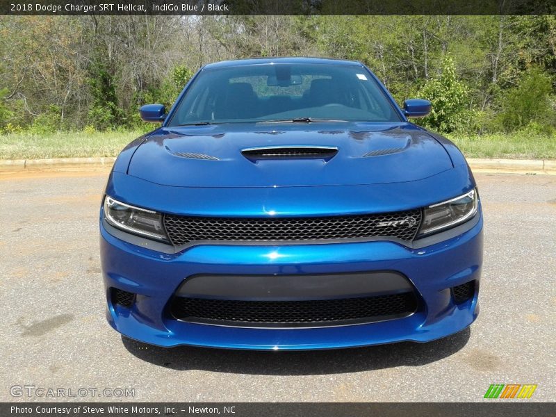 IndiGo Blue / Black 2018 Dodge Charger SRT Hellcat