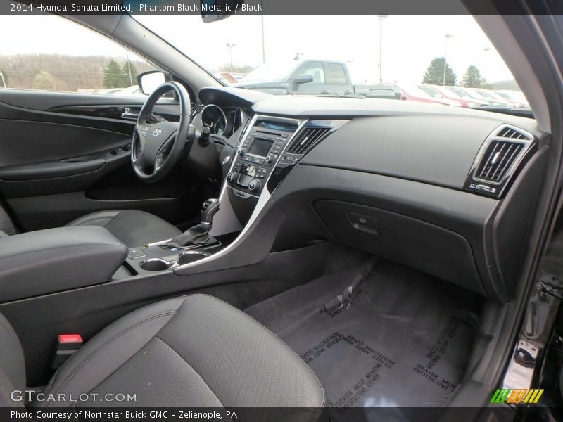Phantom Black Metallic / Black 2014 Hyundai Sonata Limited