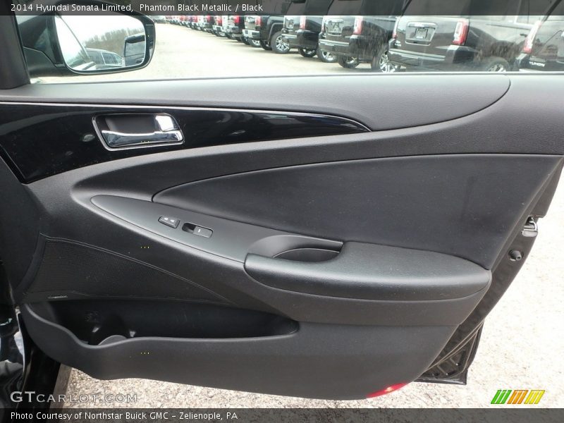 Phantom Black Metallic / Black 2014 Hyundai Sonata Limited